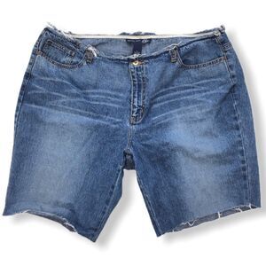 Venezia Raw Hem Cut Off Jean Shorts